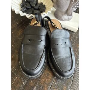 Torrid Slingback Lug Loafers Flats Sz 11 WW Minimalist Quiet Lux Chunky